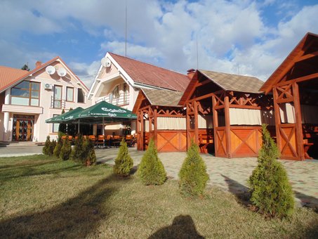 Cafe at the Anita Hotel in Uzhgorod. Book cheaply