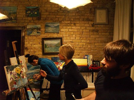 Заняття у творчій студії «Vostrykh Gallery» у Києві. Відвідати акцію