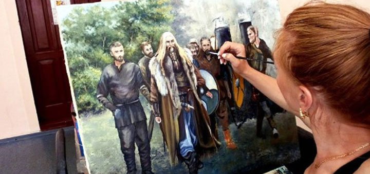 Занятия в художественной школе «7 чудес». Уроки рисования со скидкой.