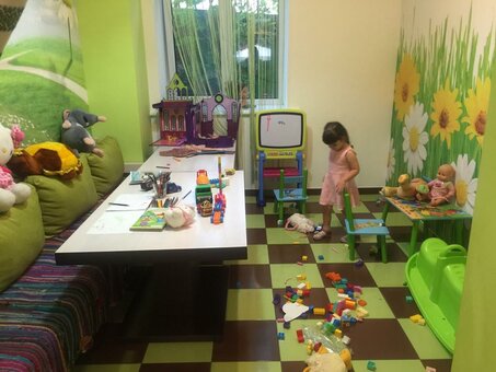 Children&#39;s room in the restaurant &quot;kachma&quot; in odessa. book tables with a discount