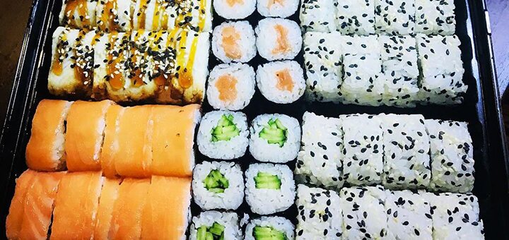 Скидка на все суши, роллы и сеты в суши-баре «Beer & Sushi» в Днепре