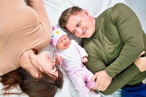 Family photo session at the mark kovka photo studio in odessa. sign up with a discount