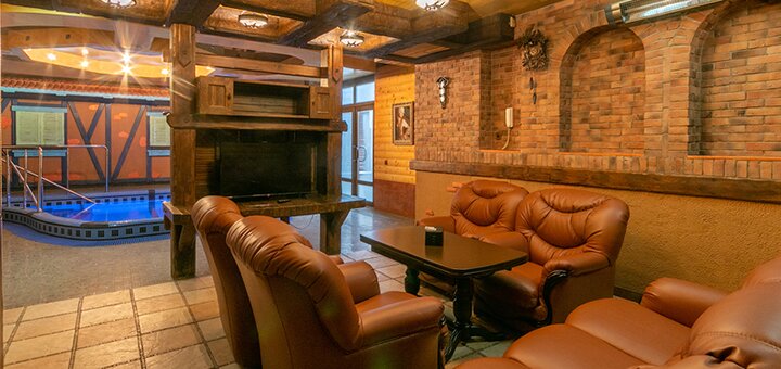 Відвідування сауни з водоспадом для компанії в банному комплексі «banya club» в києві по знижці