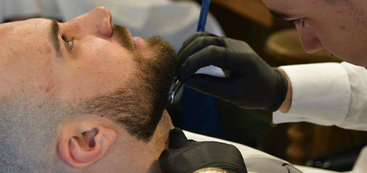 Straight razor shaving