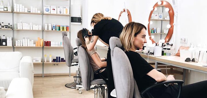 Знижка на фарбування волосс від салону краси face factory lviv