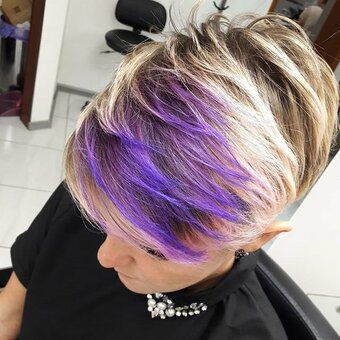 Hair coloring in the beauty salon victoria slavyansk. sign up for hair coloring for a promotion