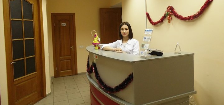Зал ожидания в "Медицинский центр доктора Николаева" в Днепре. Заказать по акции