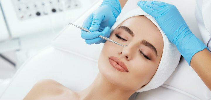 Facial cleansing at the beautician elena lysak in lviv. sign up for the procedure at a discount.