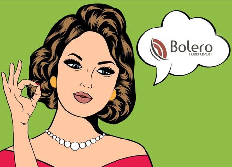 Creation of advertising from advertising agency bolero