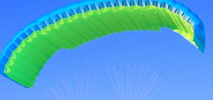 Promotions flying on an airshute in &quot;dianna&quot;