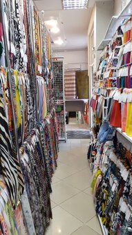 Fabric store premiere in zaporozhye. pay for purchases with a discount.