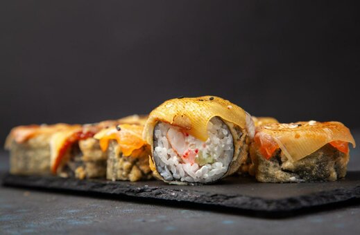 Sushi and pizza are inexpensive in odessa