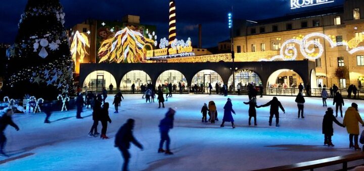 Каток «Roshen Winter Village» Киев 