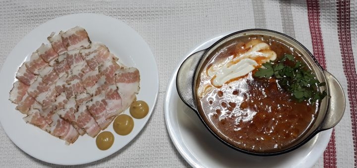 Меню по акции в Казачий стан