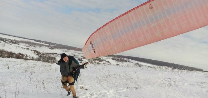 Полеты на параплане в летной школе «Харьков Sky». Покупайте билеты по акции.