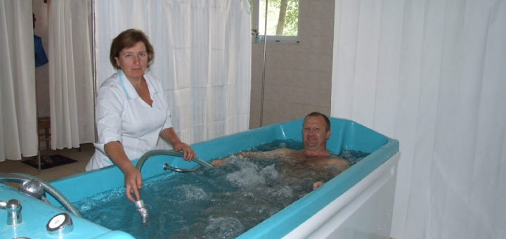Санаторій Медобори, гідропроцедури