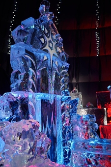 Immersive fairy tale exhibition of ice sculptures