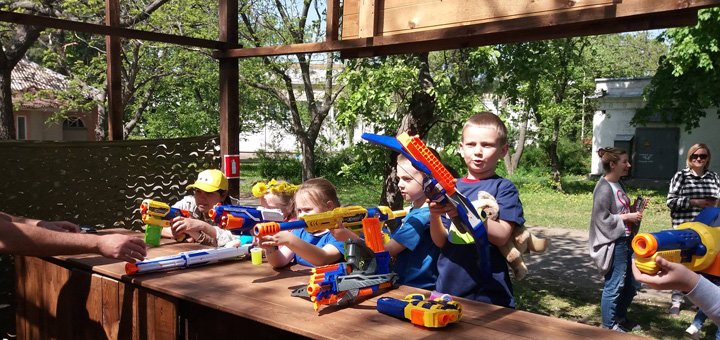 Children's paintball "Blaser wars" at a promotional price