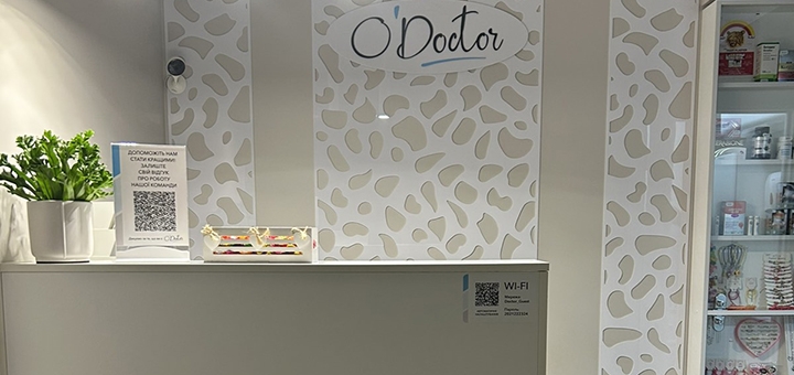 Центр стоматології та сімейної медицини O'Doctor. Відвідуйте по акції 4