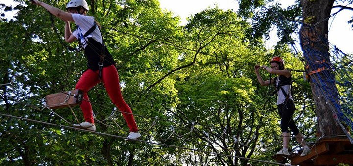 Мотузковий парк у Кам'янці-Подільському з компанією ActiveDay. Купуйте квитки по акції.