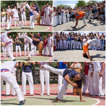 Школа капоэйры «Rabo de Arraia Capoeira» в Киеве. Записывайтесь на занятия по скидке.