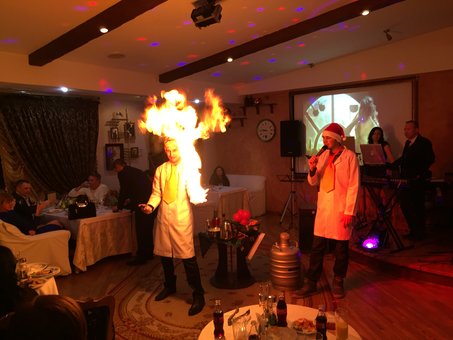 Scientific and entertaining show «Crazy Laboratory» at the birthday party in Lviv. Order by promotion.