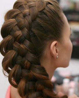 Weaving braids Kiev from stylist Irina Kostenko. Contact us for the promotion.