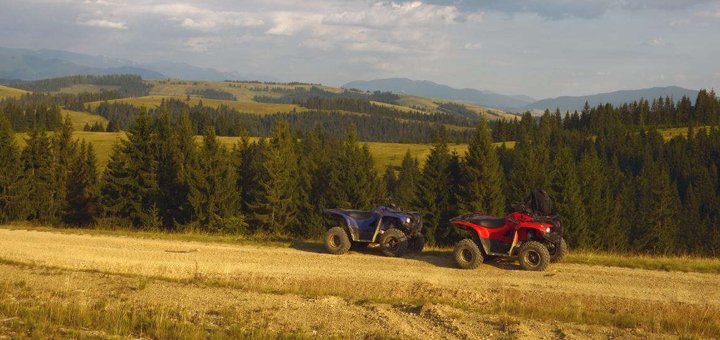 Discounts for atv rental in the carpathians