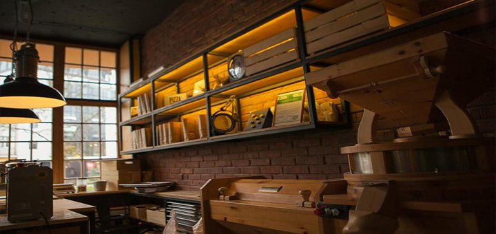 Интерьер ресторана «Fabbrica». Заказать столик по скидке