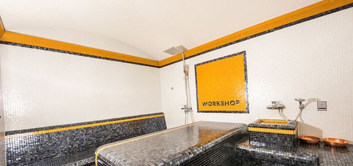 Скидка на пропаривание в хаммаме в фитнес-клубе Workshop