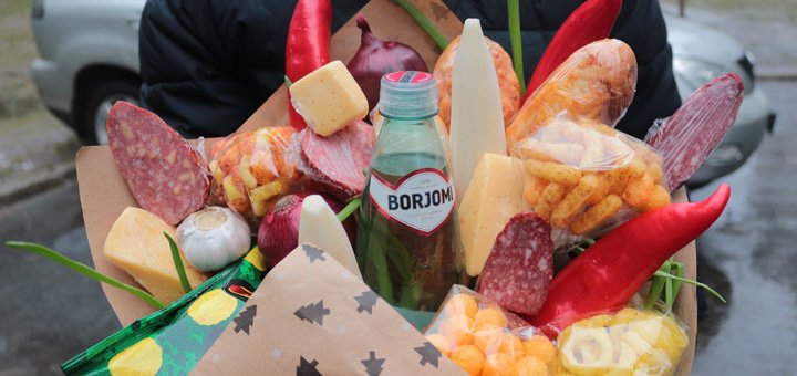Їстівні букети "Fruits & Flowers Market" у Дніпрі. Замовляйте по акції.