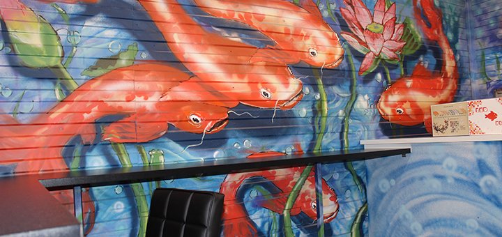 Акция в новом суши-маркете «Red Fish»
