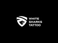 White sharks tattoo